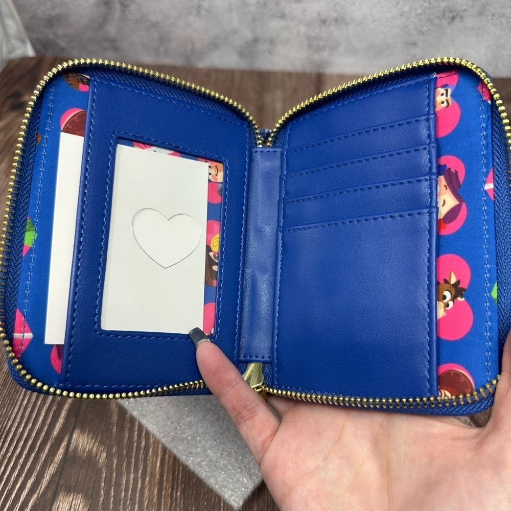 Disney Pixar Loungefly Toy Story Woody Bo Peep Zip Around Wallet NWT - Picture 4 of 4